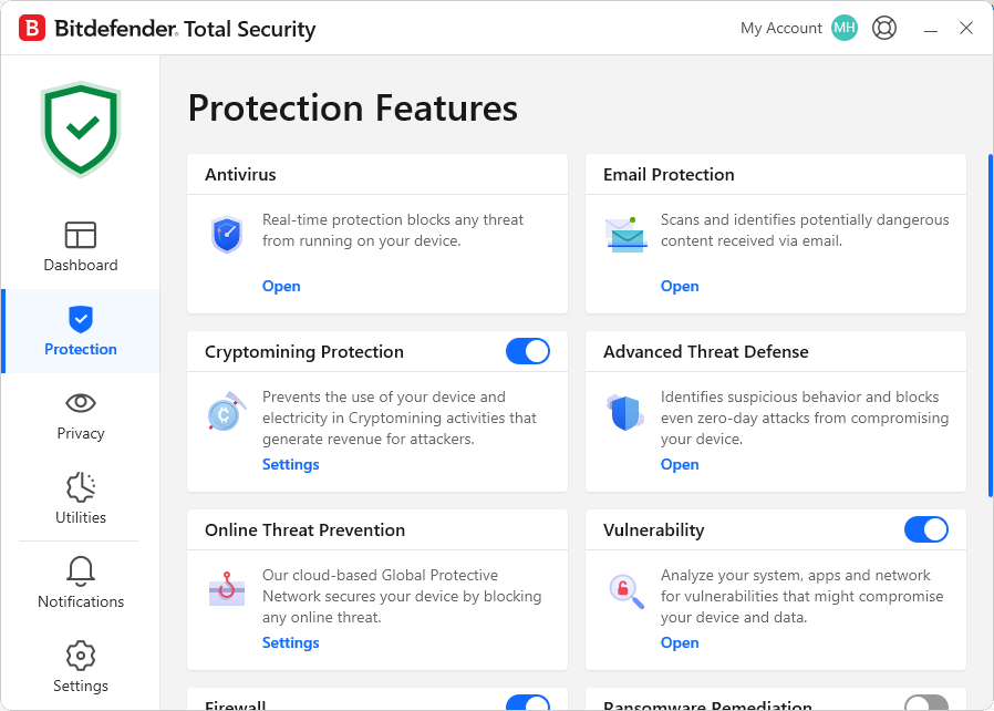 Bitdefender: Virus and scam protection with privacy